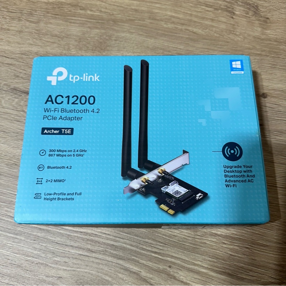TP-Link AC1200 Wi-Fi Bluetooth 4.2 PCIe Adapter
